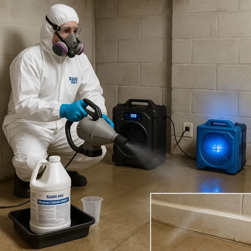 Sanitization and Odor Removal process in Bondurant, IA